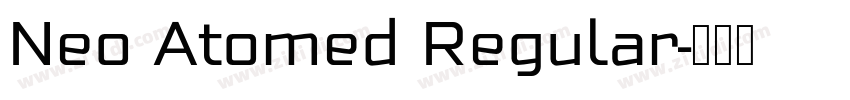 Neo Atomed Regular字体转换